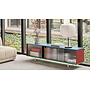 Colour Cabinet w. Glass Doors Floor - Large - Multi