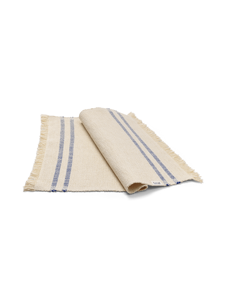 Ferm Living Savor Placemat Off-white/Blue