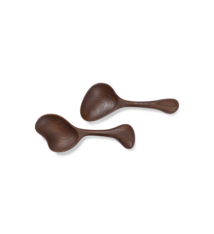 Ferm Living Os Salad Servers - Dark Brown