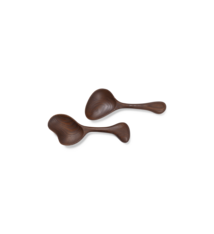 Ferm Living Os Salad Servers - Dark Brown