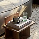 Ferm Living Inlay cup with saucer - sand/black