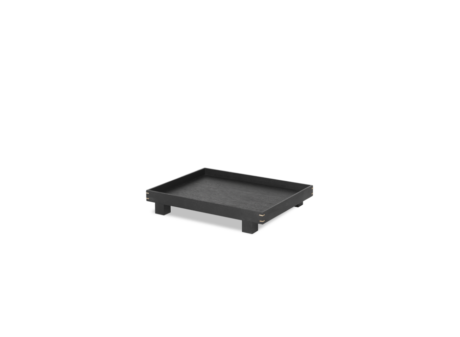 Bon Wooden Tray - Small - Black painted Oak