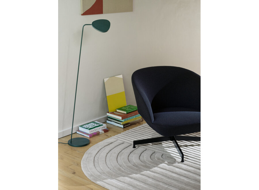 Floor Leaf Lamp - Black