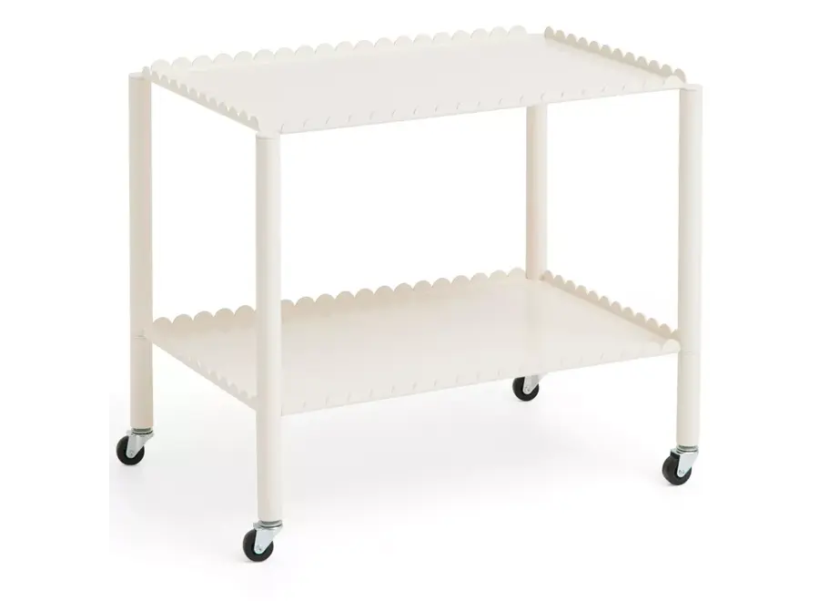 Arcs Trolley - Low - Eggshell