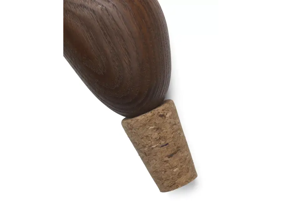 Cairn Wine Stoppers // set of 2 // Dark Brown