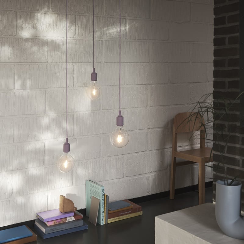 Muuto E27 PENDANT LAMP - Light Grey (verpakking zonder plafondkap)