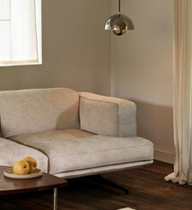 &Tradition Inland AV23 - L228 cm - Clay 0008/black Legs