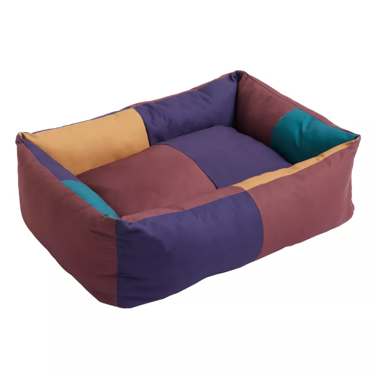 HAY Dogs Bed - L - Burgundy, Green