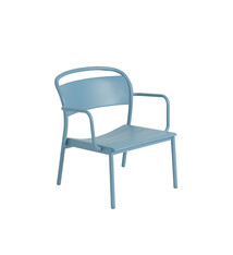 Muuto Linear Steel Lounge Armchair // pale blue
