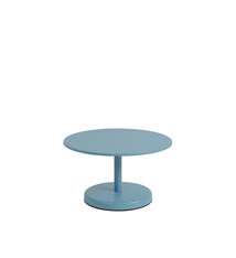 Muuto Linear Steel Coffee Table // LOW // Ø 70 h: 40 CM // Pale blue