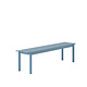 Muuto Linear Steel Bench // Pale blue 140 x 34