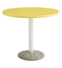 HAY Ceramic Table - Ø90cm - Bright Yellow