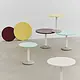 HAY Ceramic Table - Ø90cm - Bright Yellow