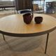 Treku Gau Coffee Table - diam. 85cm x h35cm - Kai Light Top + Vison Legs