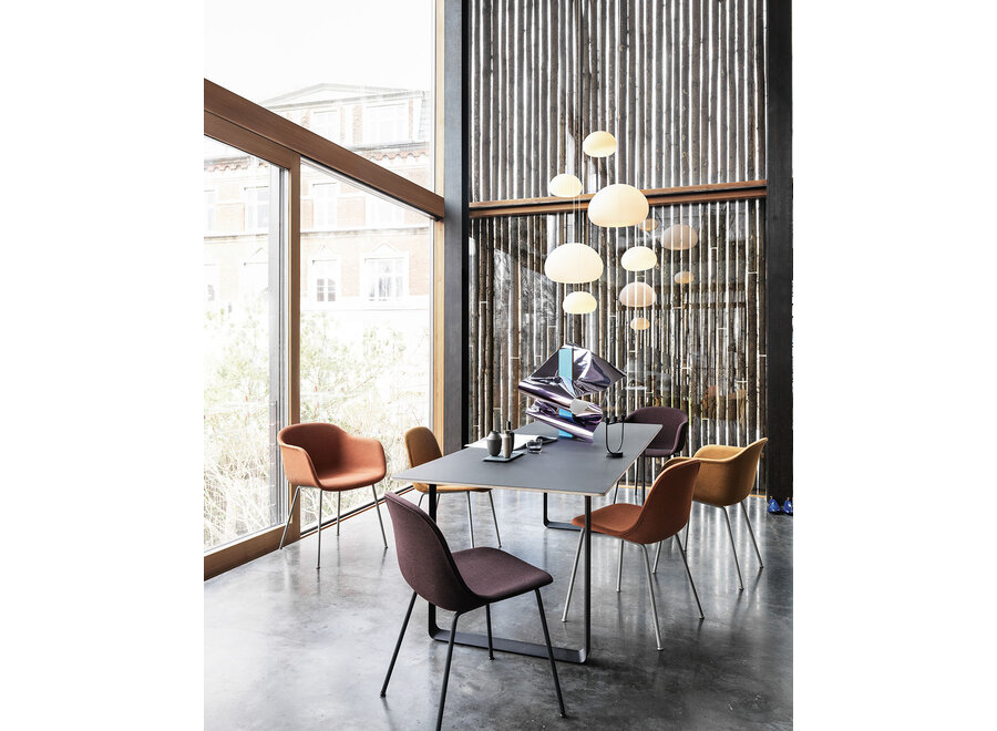 FIBER SIDE CHAIR / TUBE BASE / TEXTILE SHELL - Remix - All Colors