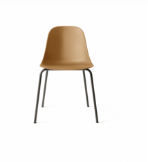 Harbour Side Dining Chair - Black Steel/Khaki  Plastic