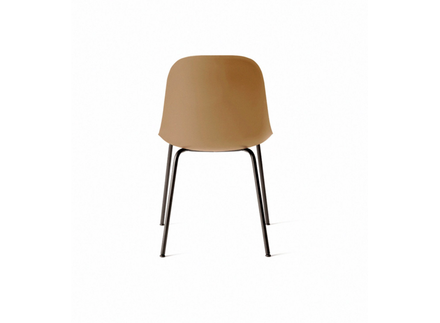 Harbour Side Dining Chair - Black Steel/Khaki  Plastic