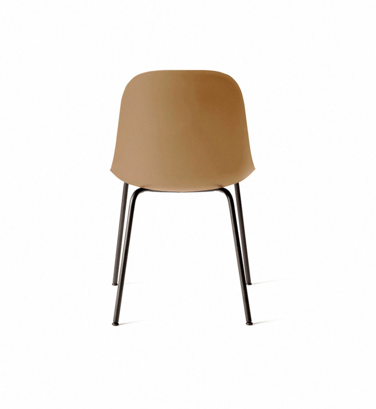 Harbour Side Dining Chair - Black Steel/Khaki  Plastic