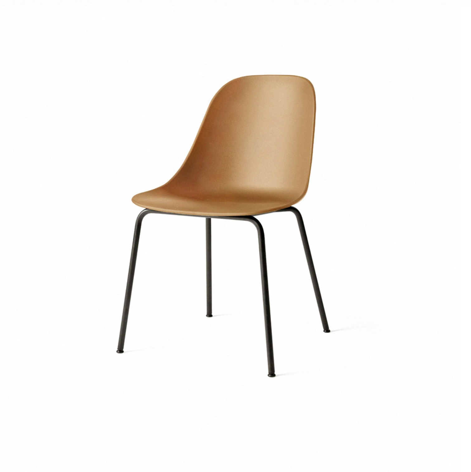 Harbour Side Dining Chair - Black Steel/Khaki  Plastic