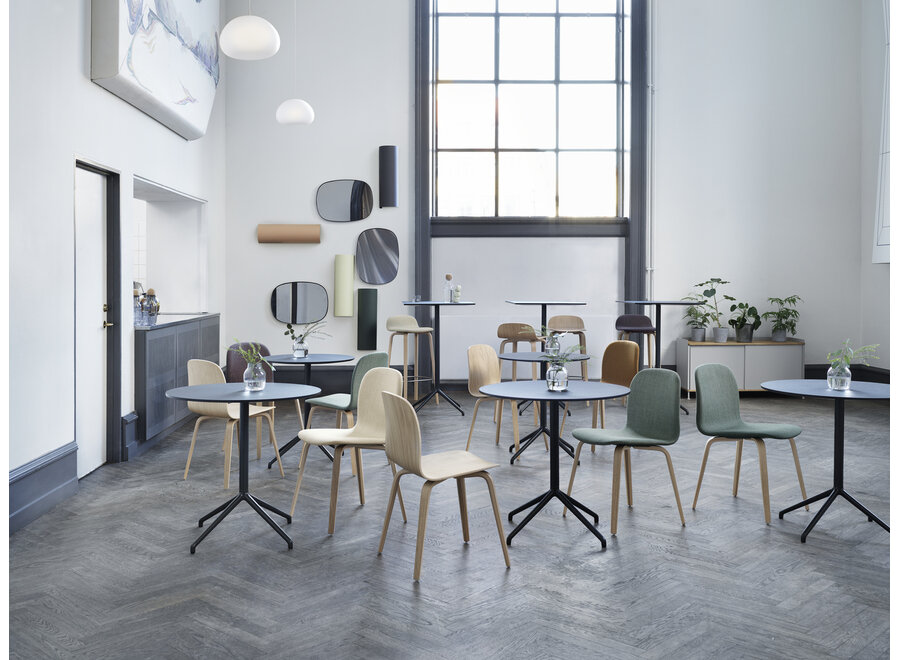 Visu Chair - full uph. Steelcut trio 213 -  Black Legs