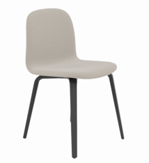 Muuto Visu Chair - full uph. Steelcut trio 213 -  Black Legs