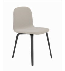 Muuto Visu Chair - full uph. Steelcut trio 213 -  Black Legs