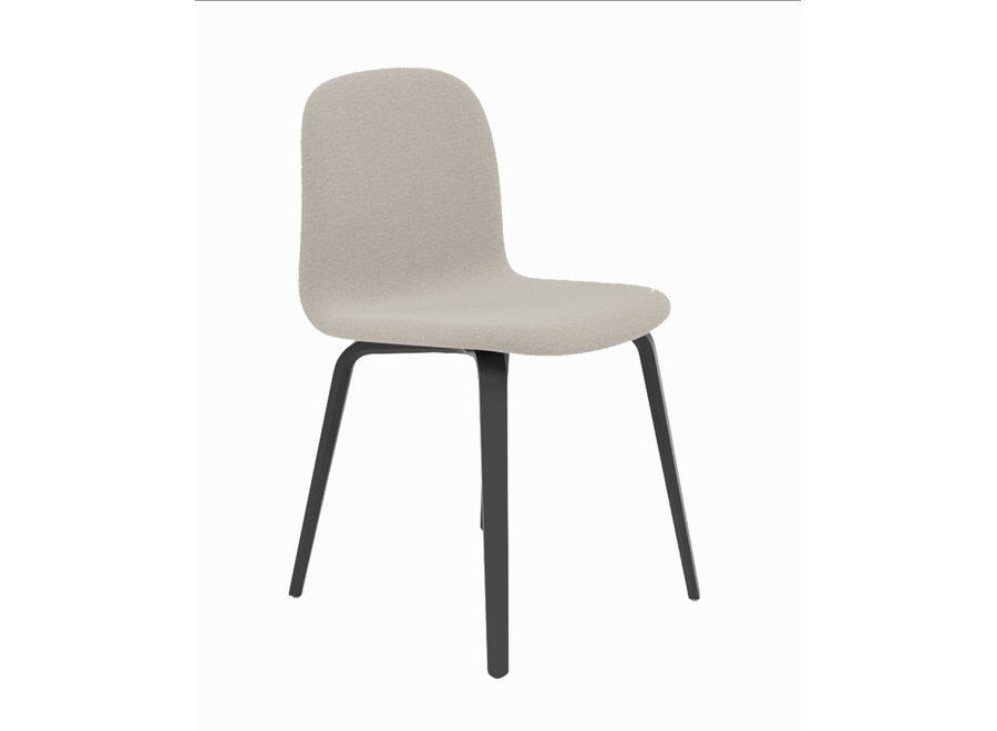 Visu Chair - full uph. Steelcut trio 213 -  Black Legs