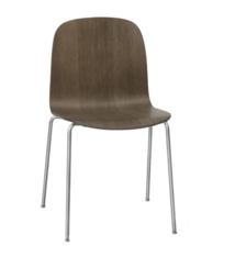 Muuto visu chair tube base dark stained oak 349