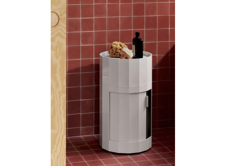 Facet Cabinet - High - Misty Blue