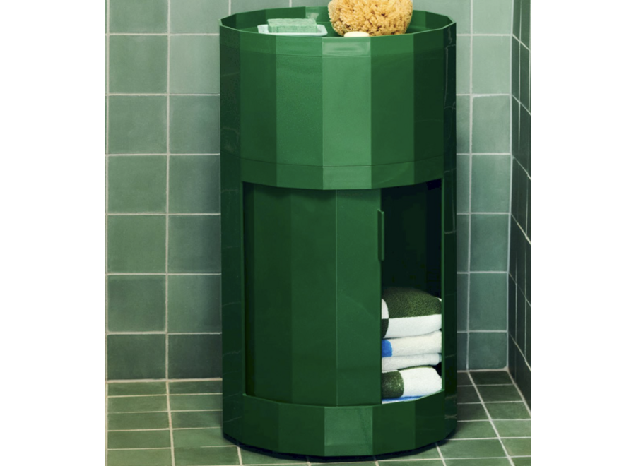 Facet Cabinet - High - Misty Blue