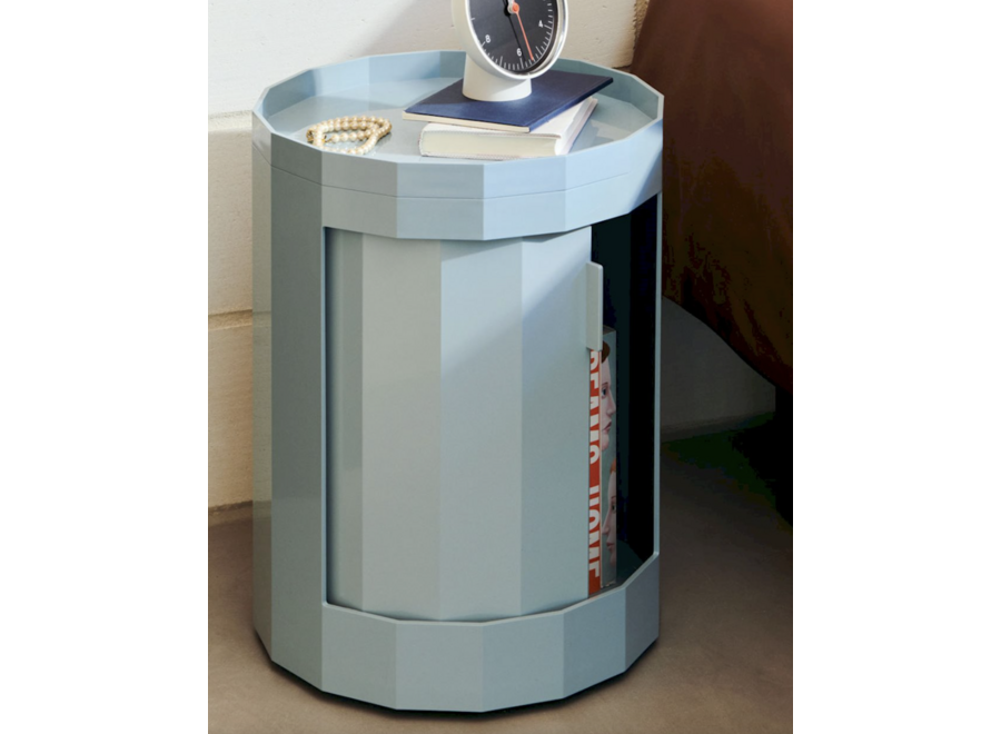 Facet Cabinet - High - Misty Blue