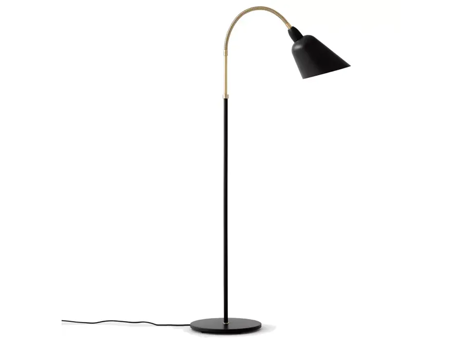 SHOWROOM // Bellevue AJ7 vloerlamp / Black & Brass