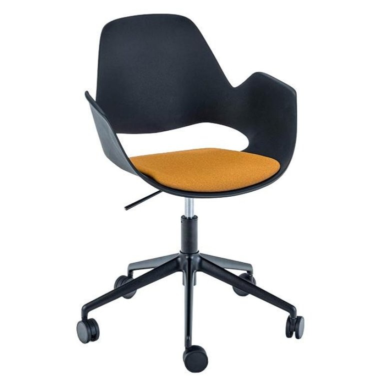 HOUE HoueFalk bureaustoel gestoffeerd dark green