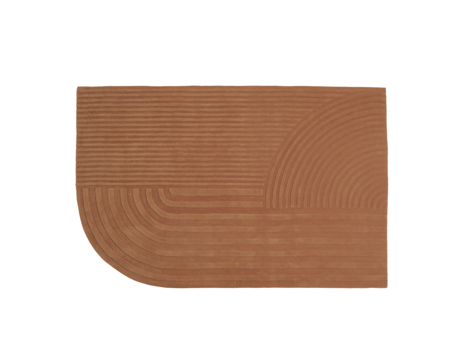 Relevo Rug - 200 x 300 cm - Burnt Orange