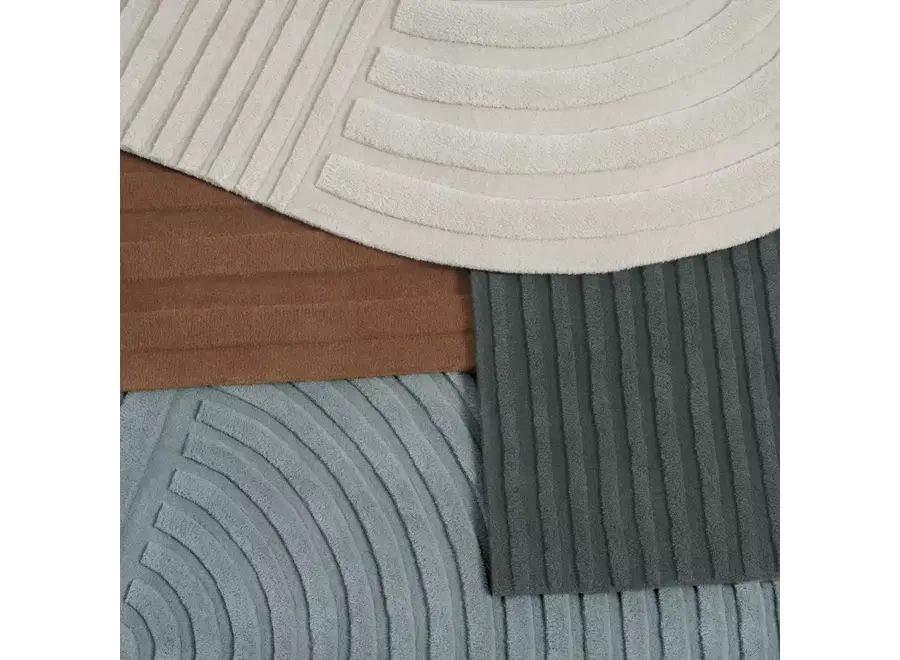 Relevo Rug - 200 x 300 cm - Burnt Orange