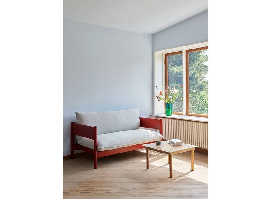 Kofi - Solid Oak Frame/Clear Glass - L100cm x W100cm x H36cm