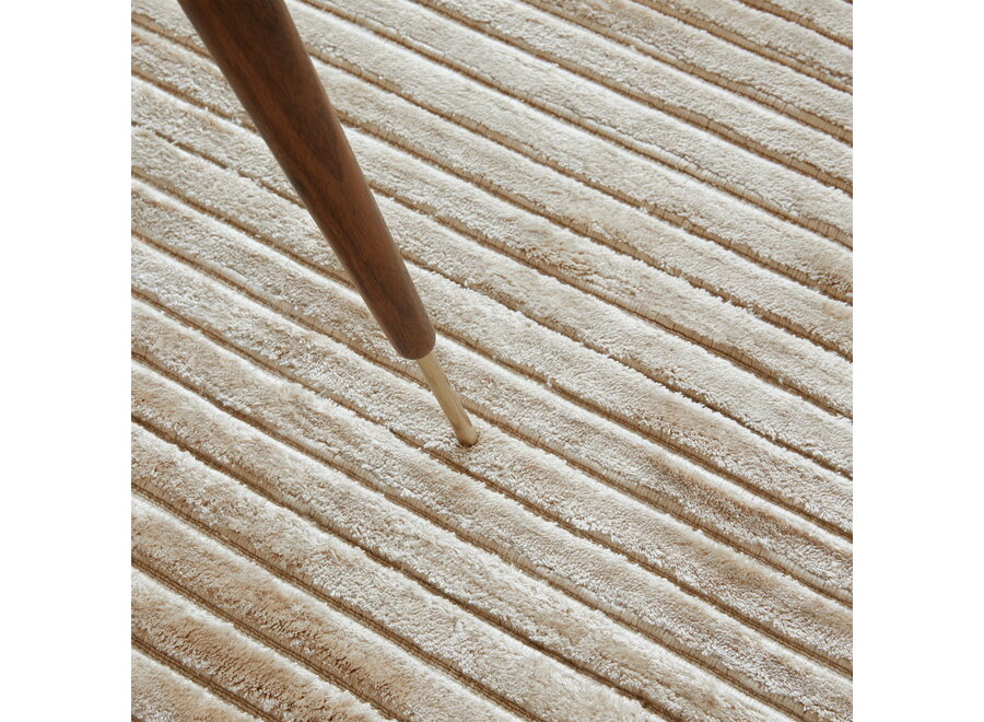 Houkime Tapijt Beige // 170 cm x 240 cm