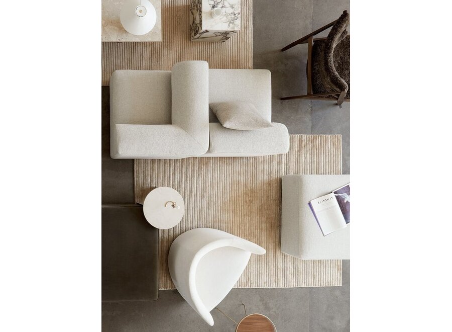 Houkime Tapijt Beige // 170 cm x 240 cm