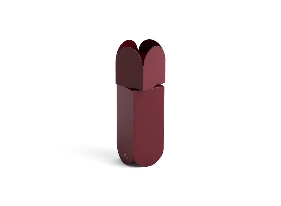 HAY Arcs Salt & Pepper Grinder - Burgundy