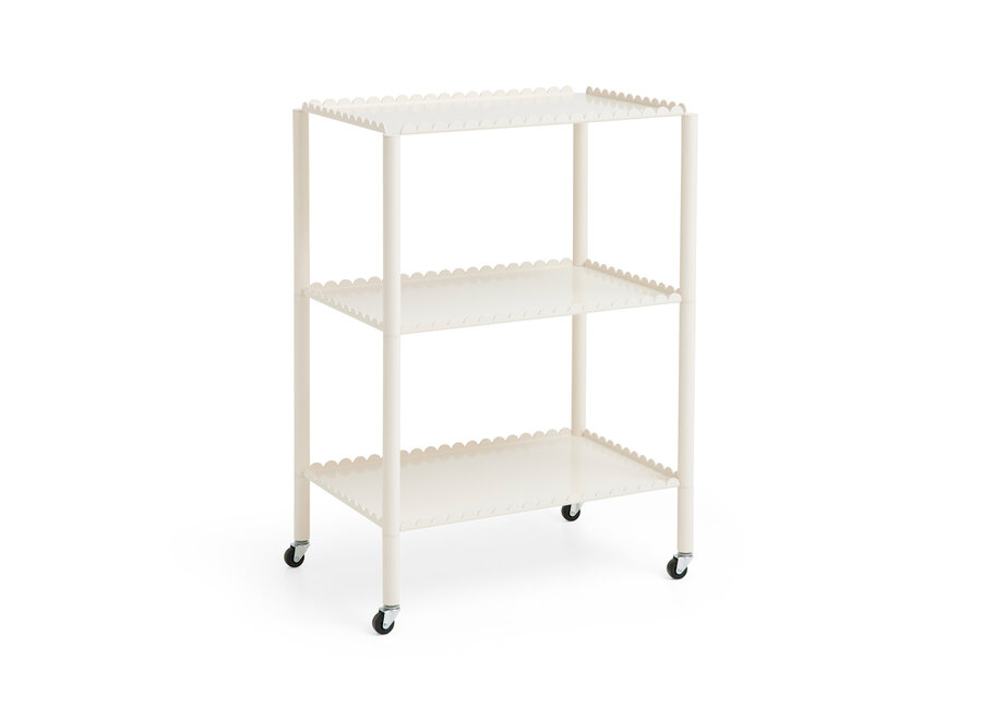 SHOWROOM // Arcs trolley / High / Eggshell