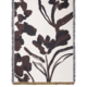 Ferm Living Cilla Tapestry Blanket // Off-white / Dark grape