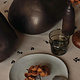 Ferm Living Baies Tablecloth // Natural / Dark Chocolate