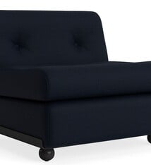 HAY Amanta 1 seater // Anthracite shell / Upholstery Turf Blue black