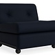 HAY Amanta 1 seater // Anthracite shell / Upholstery Turf Blue black