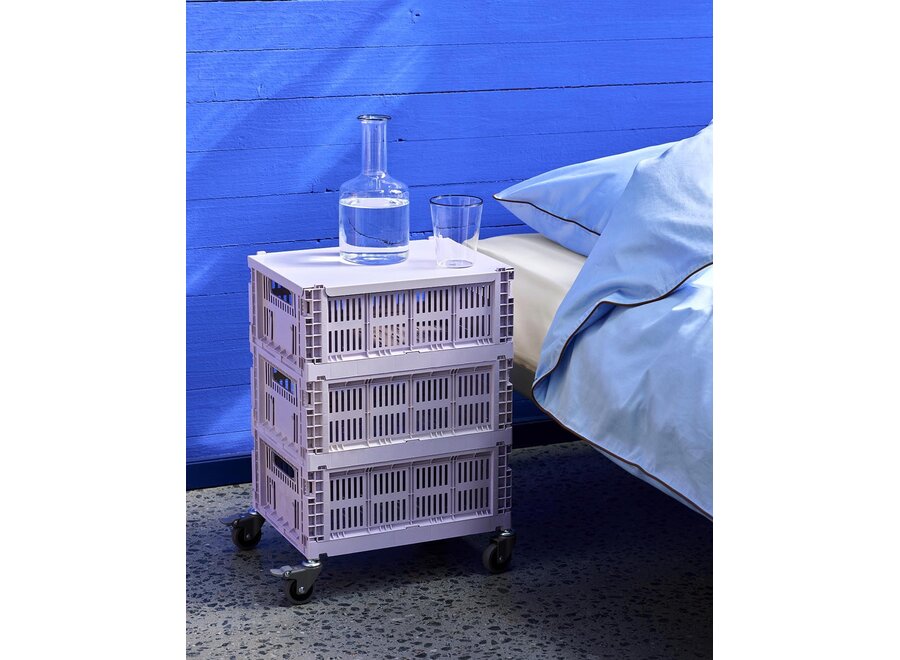 HAY Colour Crate Lid Plastic // Medium / Lavender