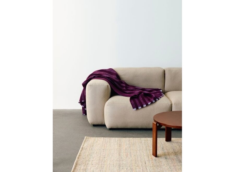 Duo Throw // W130 x L180 / Plum