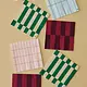 HAY Pattern Napkins // Set of 20 / Dinner / Bordeaux and wine