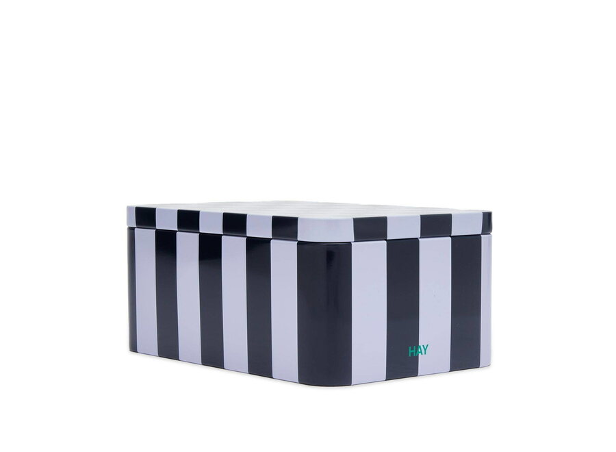 Tin Container // Small / Dark blue en lavender