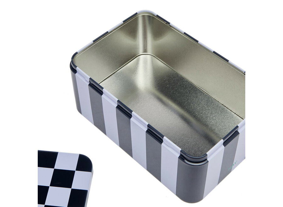 Tin Container // Small / Dark blue en lavender
