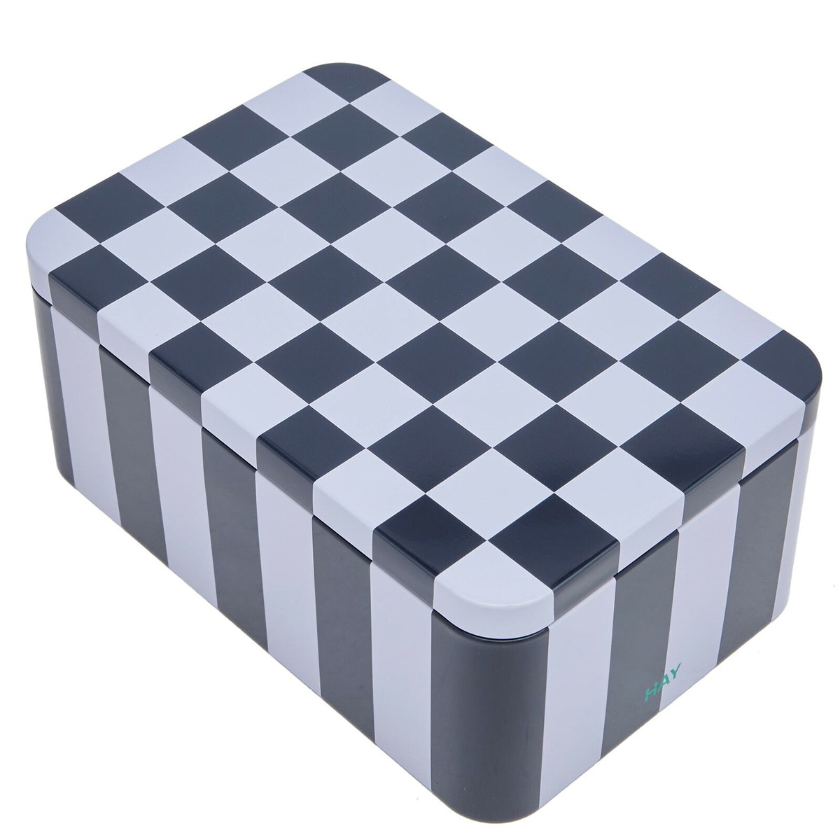 HAY Tin Container // Small / Dark blue en lavender